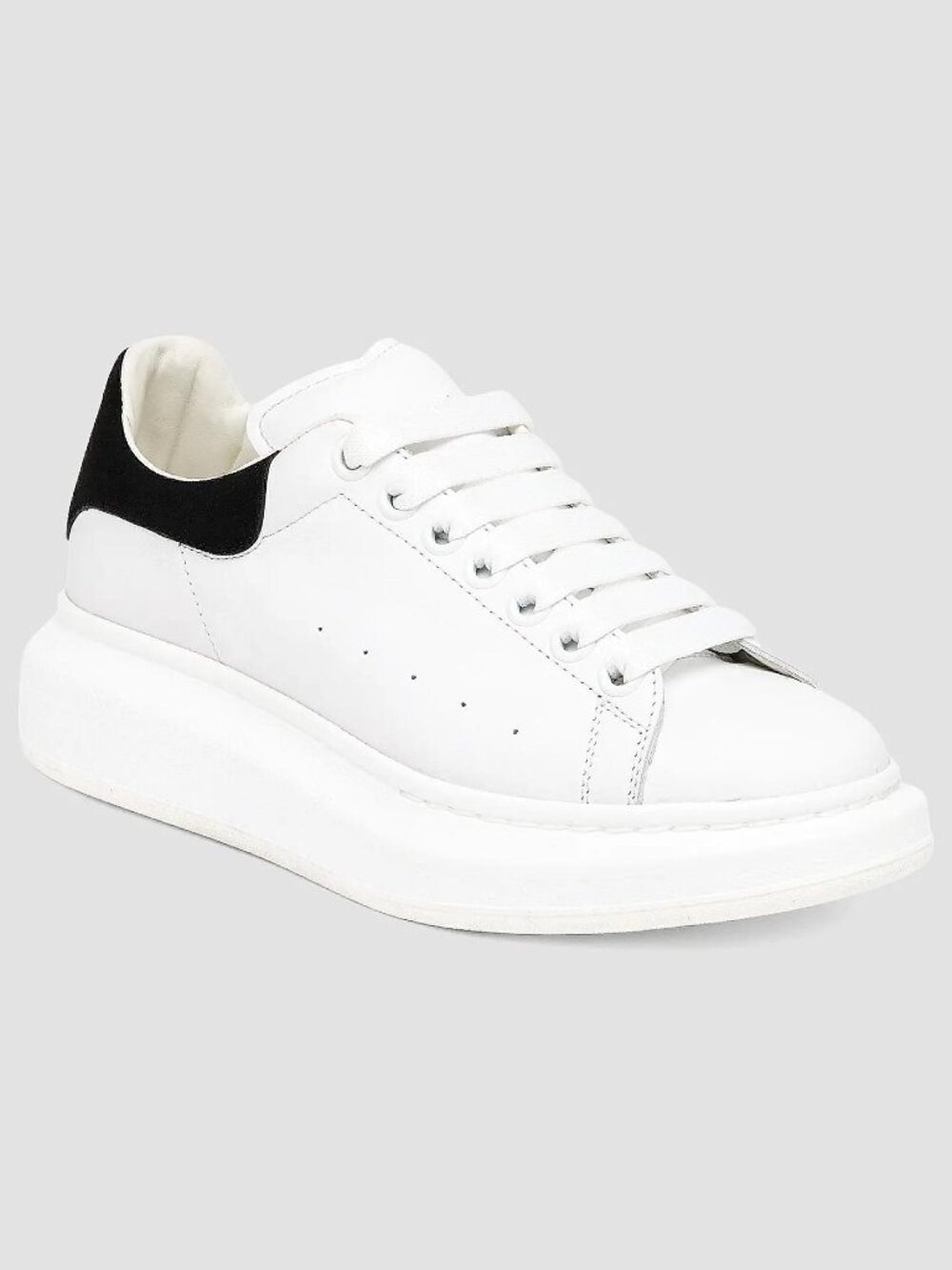 Alexander McQueen Oversized Leather Leather Low Top Sneakers Trainers